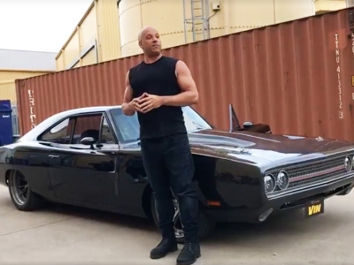 Asi es el espectacular Dodge Charger que le regalaron a Vin Diesel
