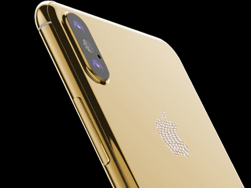 El impresionante iPhone 8 de oro de 24 quilates