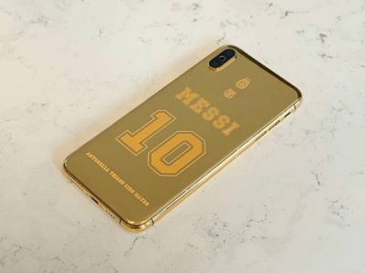 El increíble iPhone de oro de Lionel Messi