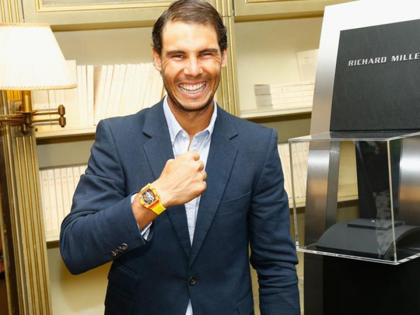 Richard Mille y su flamante reloj RM 27-03 Rafael Nadal