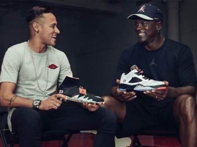 Neymar y Michael Jordan diseñan juntos botines de lujo