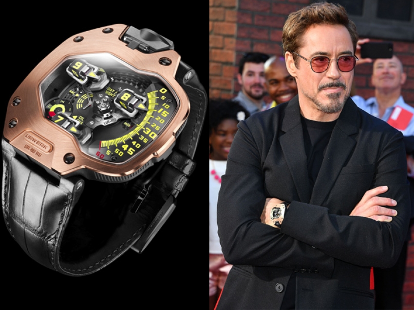Subastaron un increíble reloj Urwerk de Robert Downey Jr.
