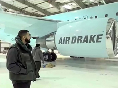 Drake se compró un avión privado por US$ 185 millones de dólares