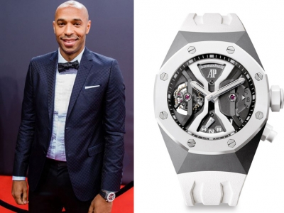 El genial reloj Audemars Piguet de Thierry Henry en el Balón de Oro 2014