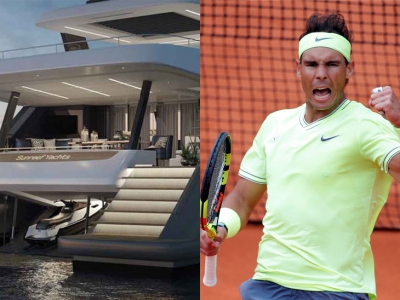 Rafael Nadal sale a pasear en su nuevo yate de US$ 5.000.000 de dólares