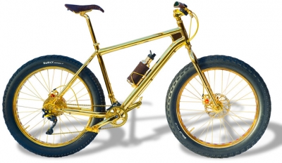 Una bicicleta de oro de un millón de dólares