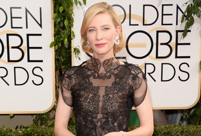 Cate Blanchett con Chopard en los Golden Globe