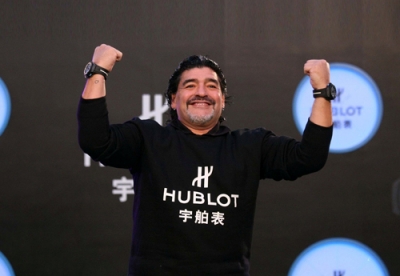 Hublot presentó el nuevo reloj King Power Maradona