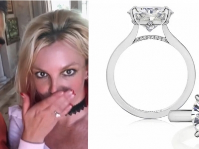 El anillo de compromiso de Britney Spears