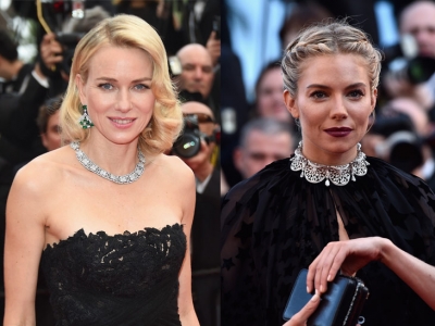Naomi Watts y Sienna Miller brillaron con joyas de Bulgari en Cannes