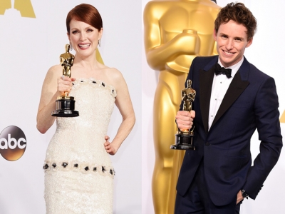 Julianne Moore y Eddie Redmayne, los ganadores del Oscar eligieron Chopard