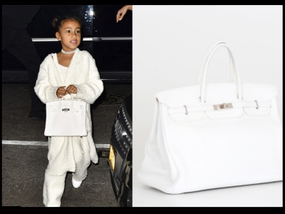 El exclusivo bolso Hermès de la hija de Kim Kardashian y Kanye West