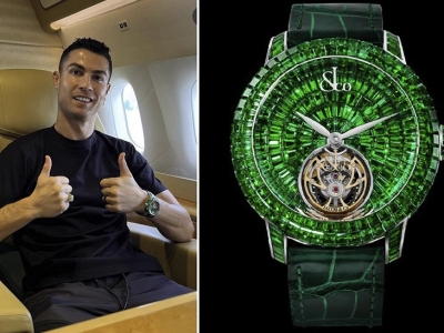 El nuevo Jacob &amp; Co. Caviar Flying Tourbillon Tsavorites de Cristiano Ronaldo