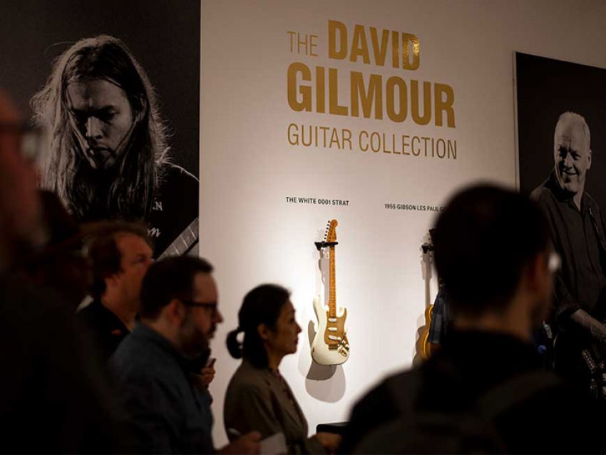 David Gilmour vendió su colección de guitarras por US$ 21.5  millones de dólares