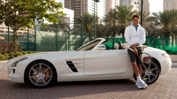 El auto preferido de Roger Federer