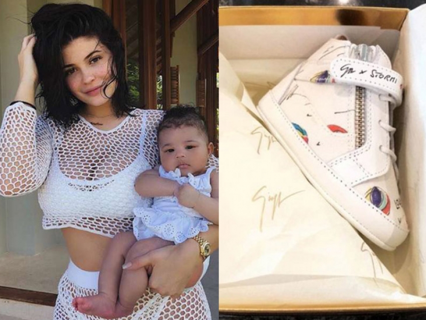La lujosa colección de zapatos de la hija de Kylie Jenner