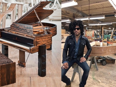 Lenny Kravitz y Steinway &amp; Sons crean un piano de US$ 500.000 dólares